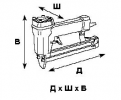 Пневматический гвоздезабивной инструмент (пневмомолоток) AIRON С33/90-А3