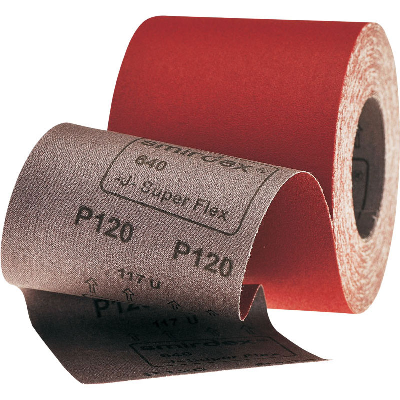 Шлифовальная бумага в рулонах Smirdex на тканевой основе
